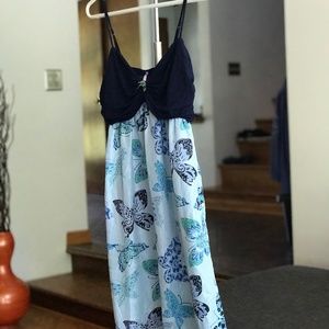 Anthropologie summer butterfly dress